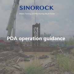 RSM-PDT(B) pile dynamic analyzer on site operation guidance