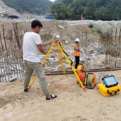 Ultrasonic testing of piles for estimate abnormal phenomena and Analysis of the causes of defects