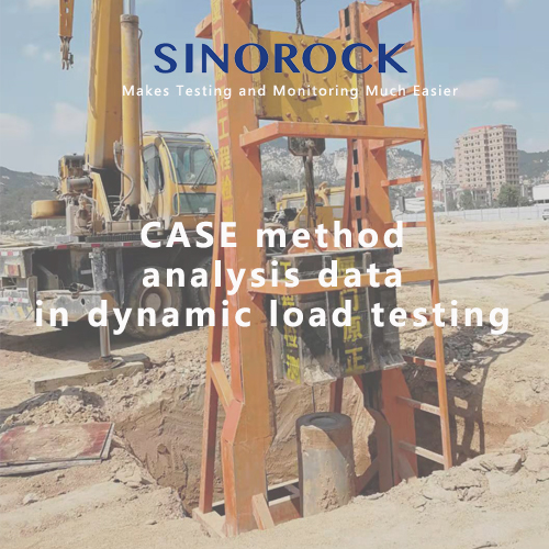 CASE method analysis data in dynamic load testing