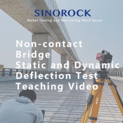 Non-contact Bridge Static and Dynamic Deflection Test Teaching Video