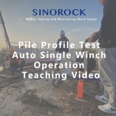Pile Profile Test Auto Single Winch Operation Teaching Video