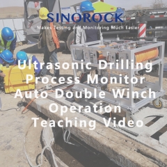 Ultrasonic Drilling Process Monitor Auto Double Winch Operation Teaching Video